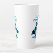 犯罪者の凍結 – Dark Penguin カフェラテマグ (正面)