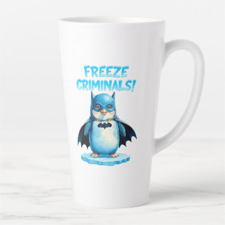 犯罪者の凍結 – Dark Penguin カフェラテマグ
