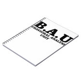 犯罪者はBAUの挙動解析の単位のワイシャツを気にします ノートブック (左側)