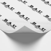 犯罪者はBAUの挙動解析の単位のワイシャツを気にします ラッピングペーパー (角)