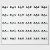 犯罪者はBAUの挙動解析の単位のワイシャツを気にします ラッピングペーパー (フラット)