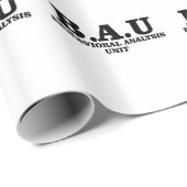 犯罪者はBAUの挙動解析の単位のワイシャツを気にします ラッピングペーパー (ロールコーナー)