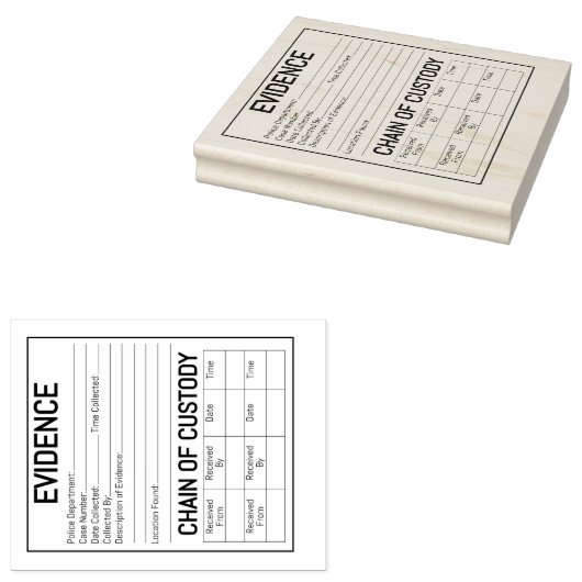 犯罪者保護責任者役割の証拠チェー遊ンズ ラバースタンプ (押印)