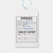 犯罪者保護責任者役割の証拠チェー遊ンファ ギフトタグ (正面)