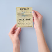 犯罪者保護責任者役割の証拠チェー遊ン チラシ (手)