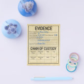 犯罪者保護責任者役割の証拠チェー遊ン チラシ (シングル)