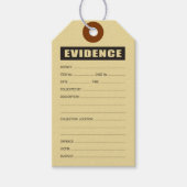 犯罪証拠ラベル ギフトタグ (正面)