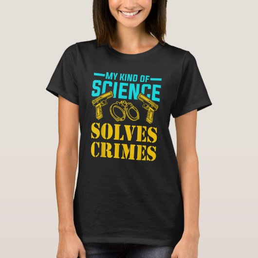 犯罪調査法医学探偵団の探偵引用文 Tシャツ (正面)