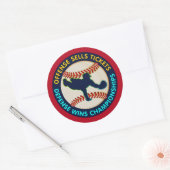 犯罪販売チケット ラウンドシール (封筒)