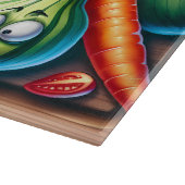 犯行現場の野菜の細切り カッティングボード (角)