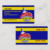 犯行現場カップケーキ名刺 名刺 (正面/裏面)