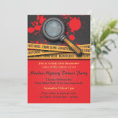 犯行現場殺人謎ディナーパーティー 招待状 (スタンド正面)