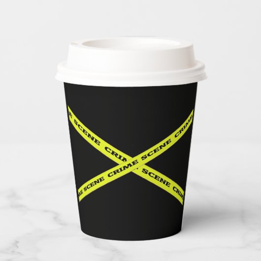 犯行現場殺人謎誕生日 紙コップ (裏面)