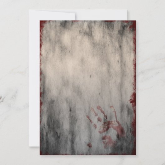 犯行現場調査第50回誕生日会 招待状 (裏面)