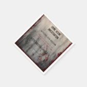 犯行現場調査第50誕生日 スタンダードカクテルナプキン (角)