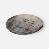 犯行現場調査第50誕生日 ペーパープレート (アングル)