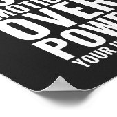 状況に関係なく |やる気を起こさせる引用文 ポスター (角)