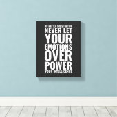 状況に関係なく |壁やる気を起こさせるアート キャンバスプリント (インサイチュ (ウッドフロア))