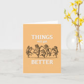 状況は良くなる…カード カード (黄色い花)