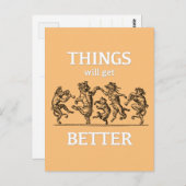 状況は良くなる… パンデミック ポストカード (正面/裏面)