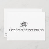 狂いうさぎの女への道 ポストカード (正面/裏面)