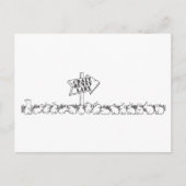 狂いうさぎの女への道 ポストカード (正面)