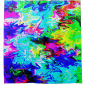 狂った川…... シャワーカーテン (正面)