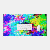 狂った川…..... デスクマット (キーボード&マウス)