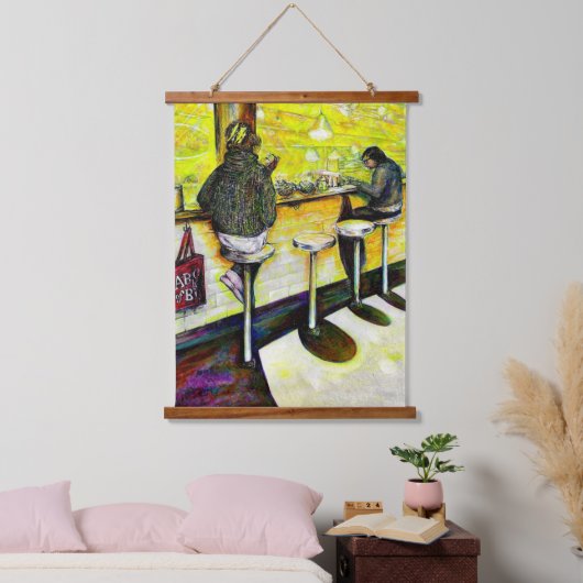 狂った日からの休息 吊り下げ型タペストリー (寝室)