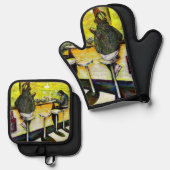 狂った日からの休息 鍋つかみ&鍋敷きセット (正面/裏面)