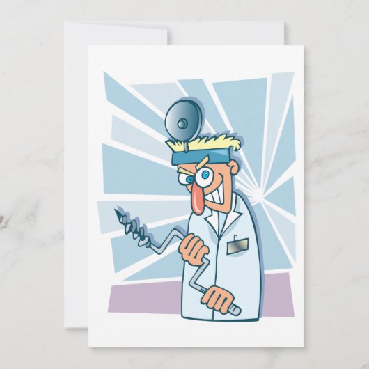 狂った歯医者の招待状 招待状 (正面)