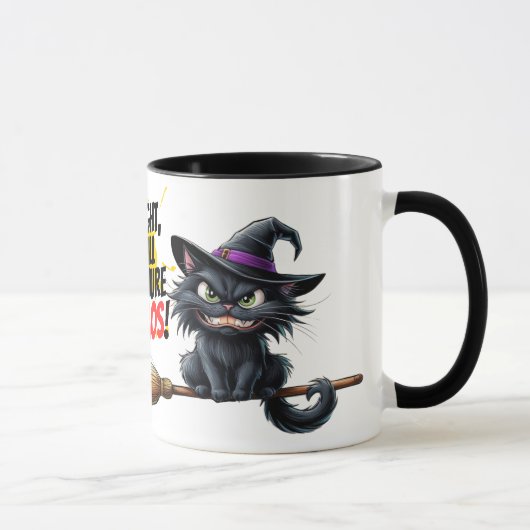狂った猫の魔法の悪戯! マグカップ (右)