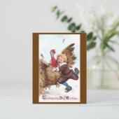 狂乱のトルコのヴィンテージ感謝祭 シーズンポストカード (スタンド正面)