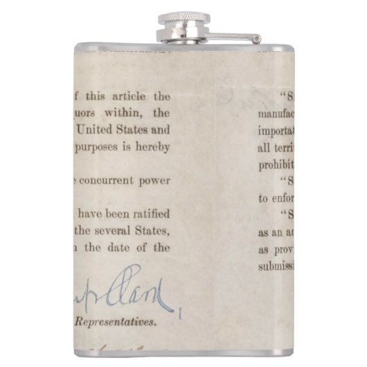 狂乱の20人を話す人々の禁止 フラスク (裏面)