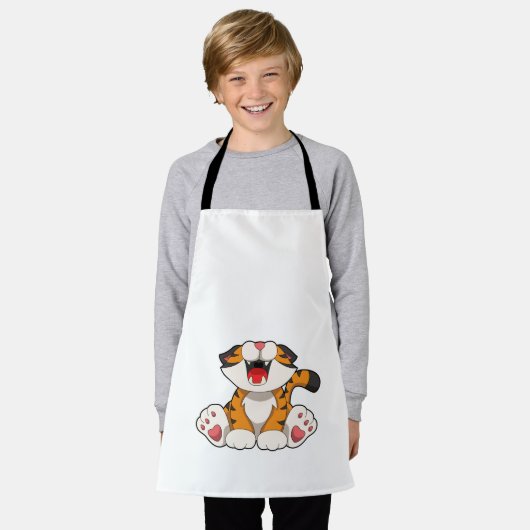 狂乱虎 エプロン (着用した状態)