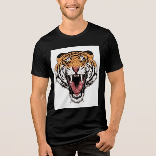 狂乱虎 トライブレンドＴシャツ (正面)