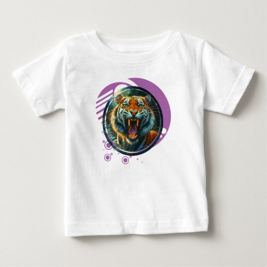 狂乱虎 ベビーTシャツ (正面)