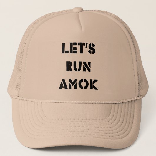 狂乱走ろう キャップ (正面)