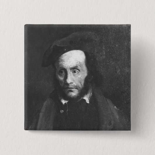 狂人か誘拐犯、c.1822-23 缶バッジ (正面)