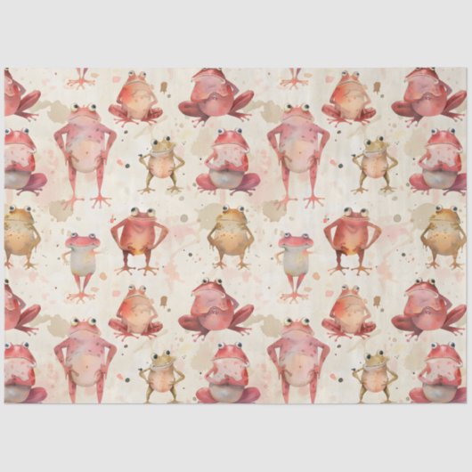 狂信的なカエル 薄葉紙 (正面)