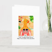 『狂想のベビーシャワー』 招待状 (裏面)