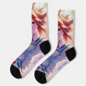 狂暴なスタイルを取っている ソックス (左)