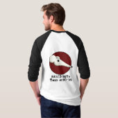 狂暴なラット Tシャツ (裏面フル)