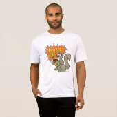 狂暴なリスKung Fu -ワイシャツ3 Tシャツ (正面フル)