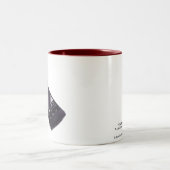 狂暴な議題の昇進のマグ ツートーンマグカップ (中央)