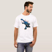 狂暴な黒猫 Tシャツ (正面フル)