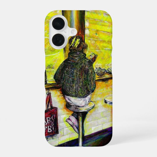 狂気からの休息 iPhone 16ケース (裏面)