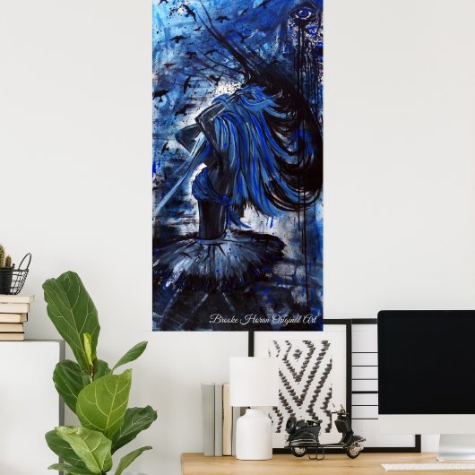 狂気から逃れる ポスター (ホームオフィス)