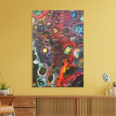 狂気が吹いている キャンバスプリント (インサイチュ (リビング))