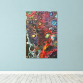 狂気が吹いている キャンバスプリント (インサイチュ (ウッドフロア))